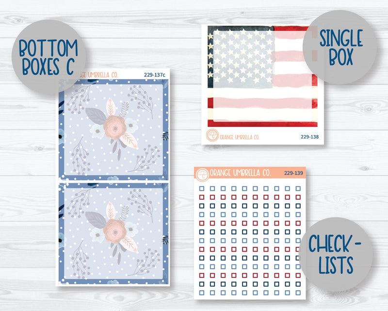 7x9 Daily Duo Planner Kit Stickers | We Remember 229-131