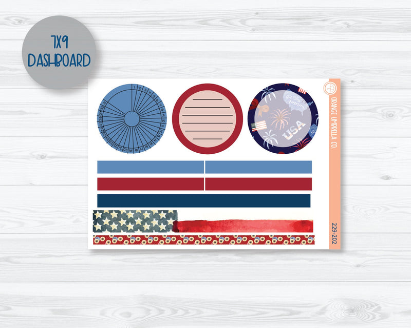Plum Dashboards Planner Kit Stickers | We Remember 229-201