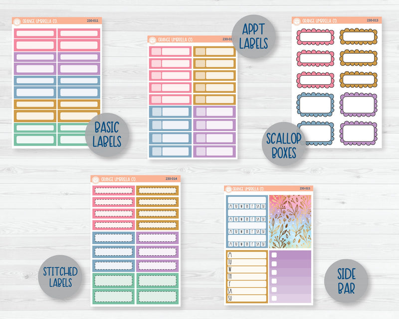 Weekly Add-On Planner Kit Stickers | Razzle Dazzle 230-011