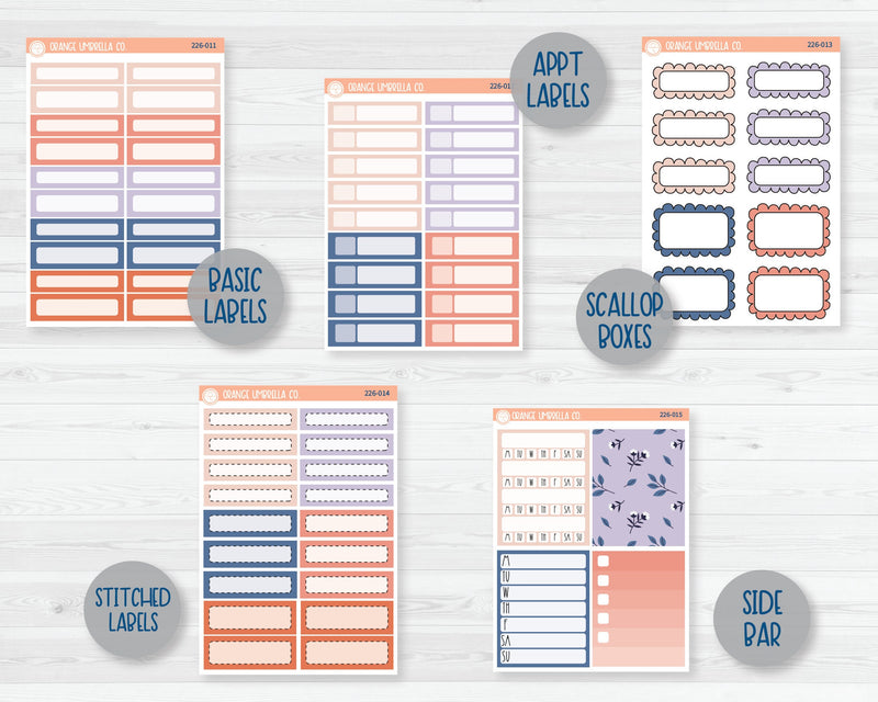 Weekly Add-On Planner Kit Stickers | Flowers for Mom 226-011