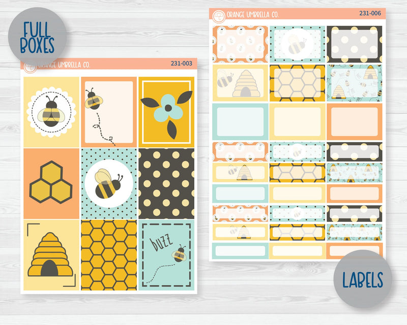 Weekly Planner Kit Stickers | So Bee It 231-001
