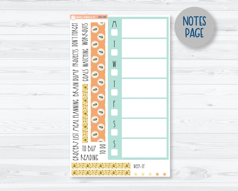 7x9 Daily Duo Planner Kit Stickers | So Bee It 231-131