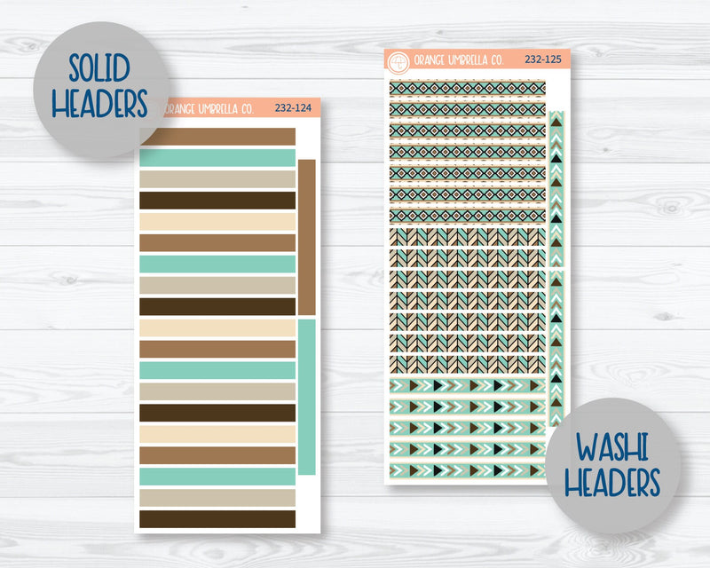 A5 Daily Duo Planner Kit Stickers | Mountainside Cabin 232-121