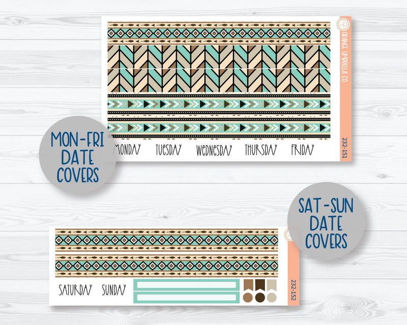 7x9 Plum Daily Planner Kit Stickers | Mountainside Cabin 232-151