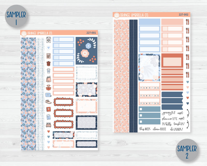 Weekly Planner Kit Stickers | Pretty Posies 227-001