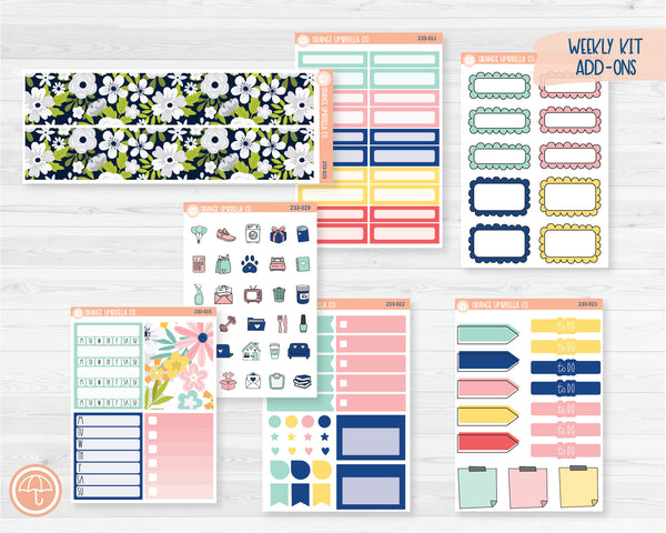 Weekly Add-On Planner Kit Stickers | Summer Time 233-011