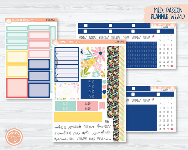 7x9 Passion Weekly Planner Kit Stickers | Summer Time 233-061