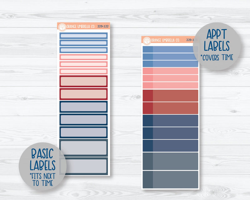 A5 Daily Duo Planner Kit Stickers | We Remember 229-121