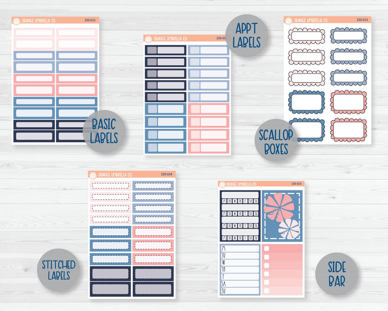 Weekly Add-On Planner Kit Stickers | Island Time 235-011