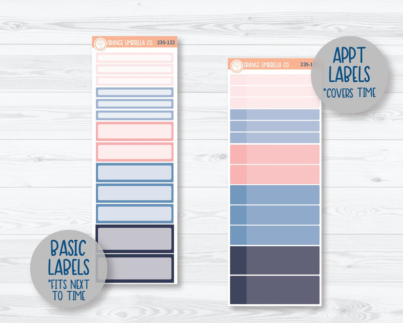A5 Daily Duo Planner Kit Stickers | Island Time 235-121