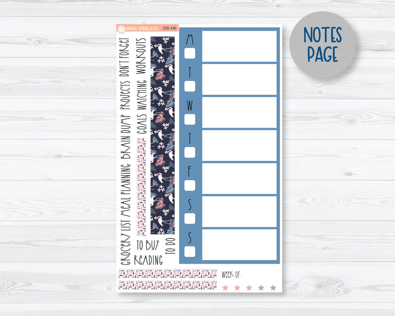 7x9 Daily Duo Planner Kit Stickers | Island Time 235-131