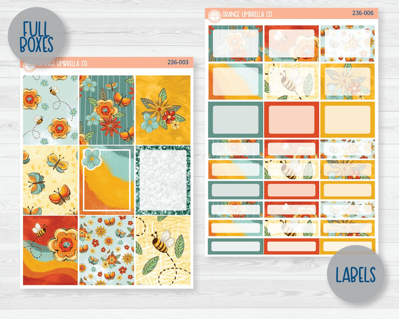 Weekly Planner Kit Stickers | Summer Afternoon 236-001