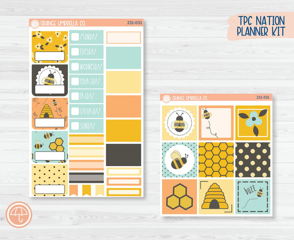 CLEARANCE | TPC Nation Planner Kit Stickers | So Bee It 231-031