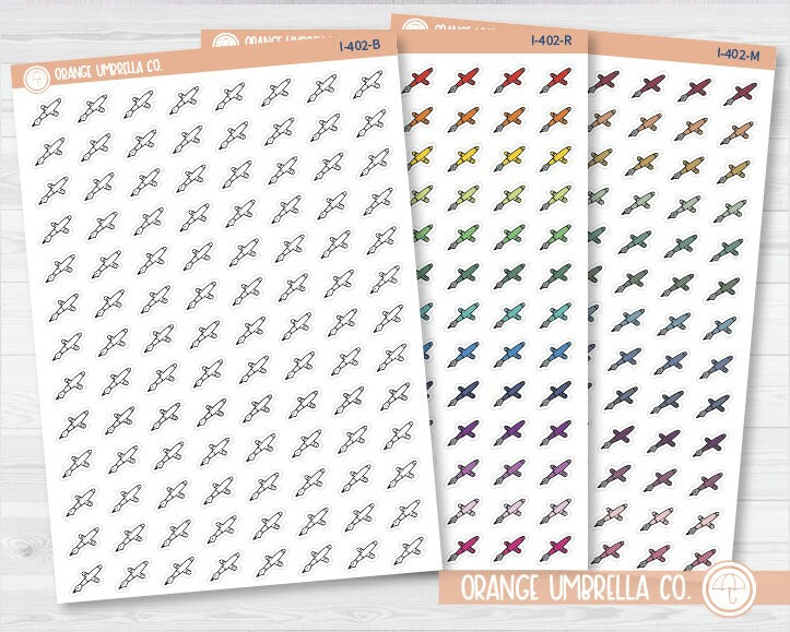 Calligraphy Fountain Pen Icon Planner Stickers | I-402
