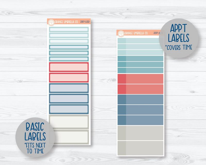 CLEARANCE | A5 Daily Duo Planner Kit Stickers | Whale Watch 237-121