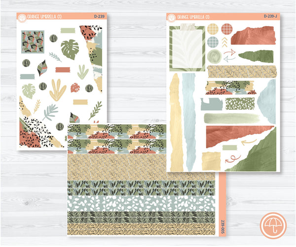 Welcome to the Jungle Kit Deco Planner Stickers | D-239