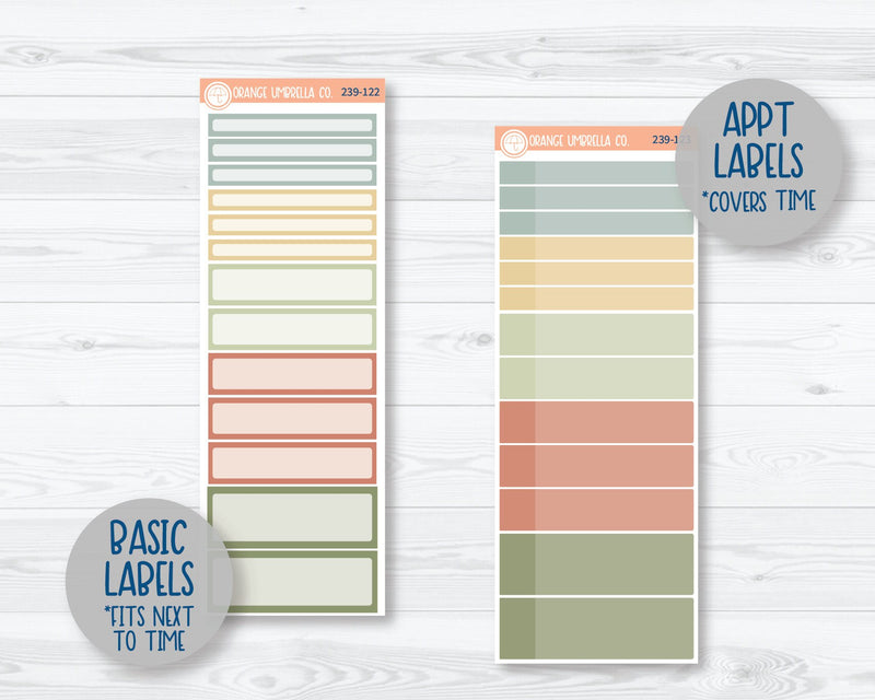 CLEARANCE | A5 Daily Duo Planner Kit Stickers | Welcome to the Jungle 239-121