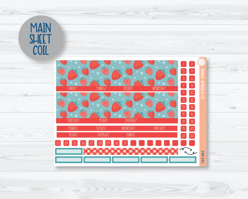 CLEARANCE | A5 EC Dashboard Monthly Planner Kit Stickers | Sun-Ripened 240-241