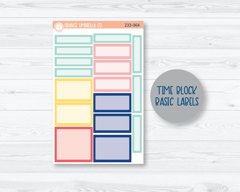 7x9 Passion Weekly Planner Kit Stickers | Summer Time 233-061