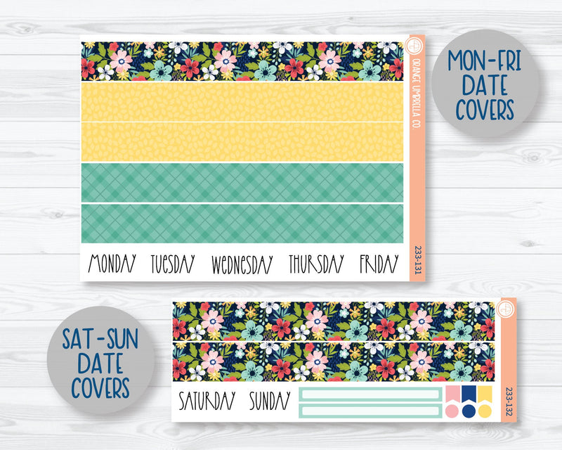 7x9 Daily Duo Planner Kit Stickers | Summer Time 233-131