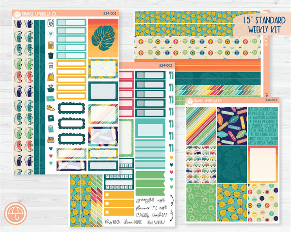 CLEARANCE | Weekly Planner Kit Stickers | Away We Go 234-001