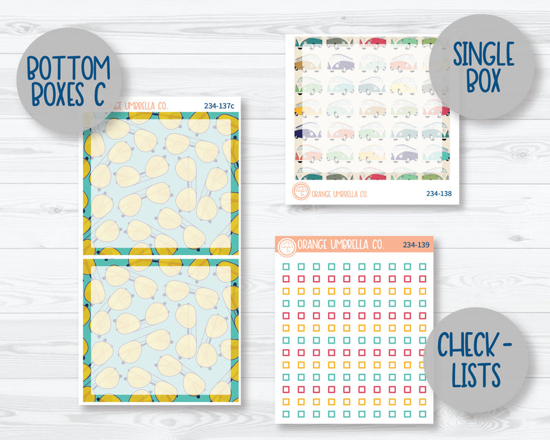 7x9 Daily Duo Planner Kit Stickers | Away We Go 234-131
