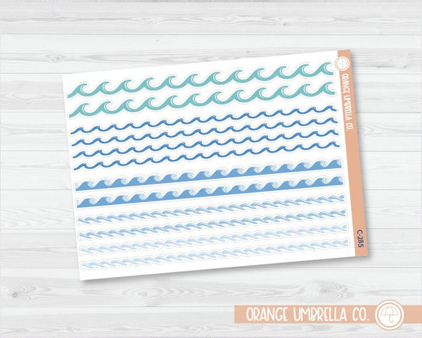 Waves Washi Strips Planner Stickers | C-285