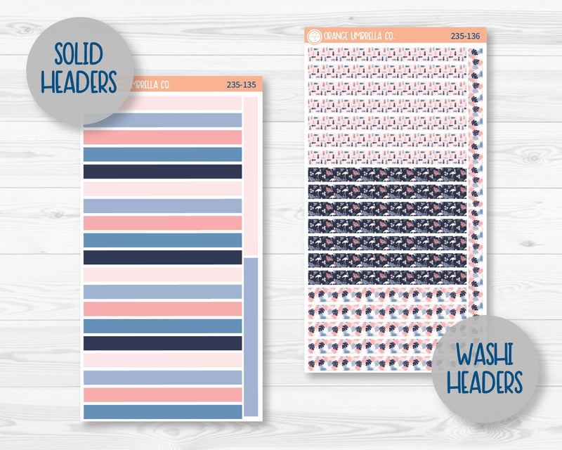 7x9 Daily Duo Planner Kit Stickers | Island Time 235-131