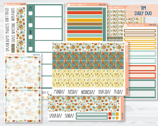 7x9 Daily Duo Planner Kit Stickers | Summer Afternoon 236-131