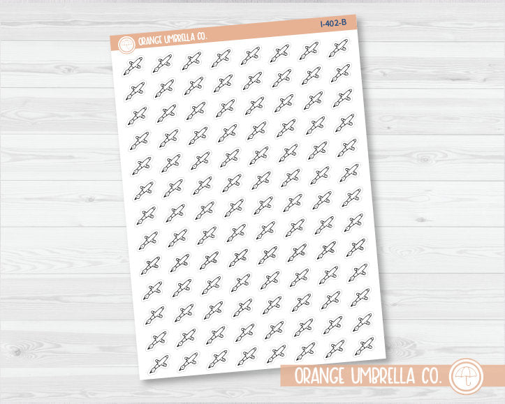 Calligraphy Fountain Pen Icon Planner Stickers | I-402