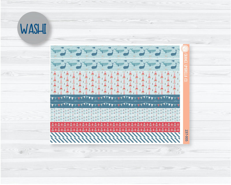 Whale Watch Kit Deco Planner Stickers | D-237