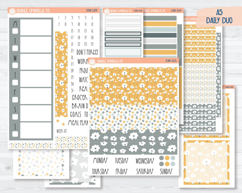 A5 Daily Duo Planner Kit Stickers | Innocent 238-121