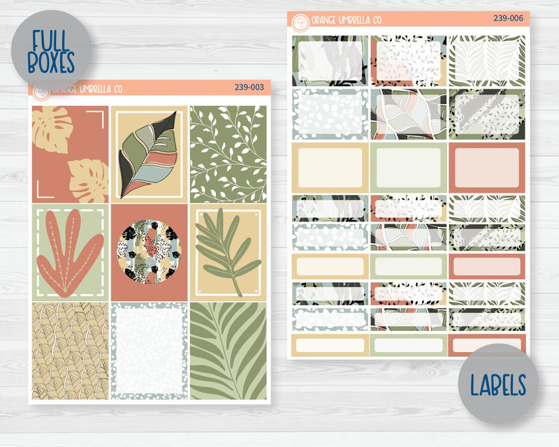 Weekly Planner Kit Stickers | Welcome to the Jungle 239-001