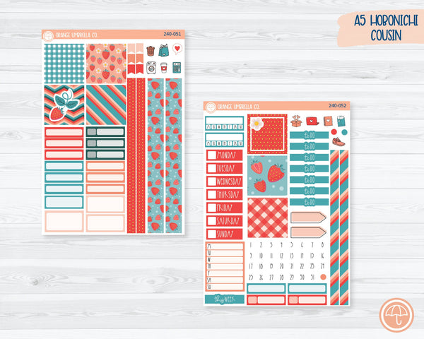 CLEARANCE | Hobonichi Cousin Planner Kit Stickers | Sun-Ripened 240-051