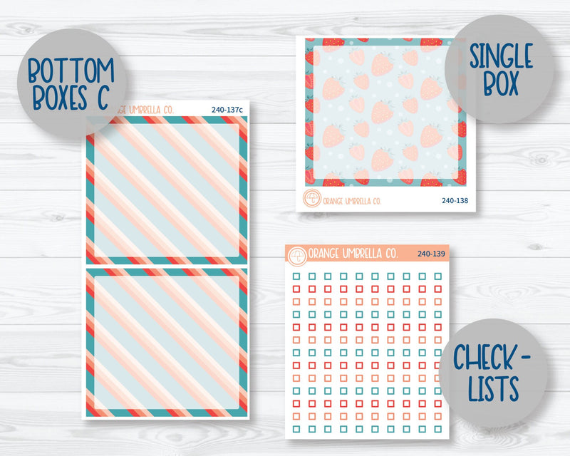 7x9 Daily Duo Planner Kit Stickers | Sun-Ripened 240-131