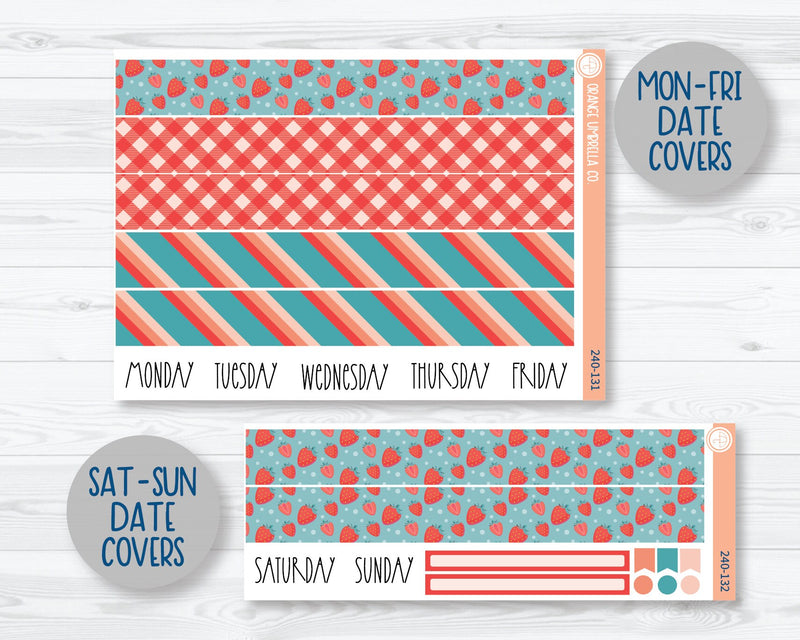 7x9 Daily Duo Planner Kit Stickers | Sun-Ripened 240-131