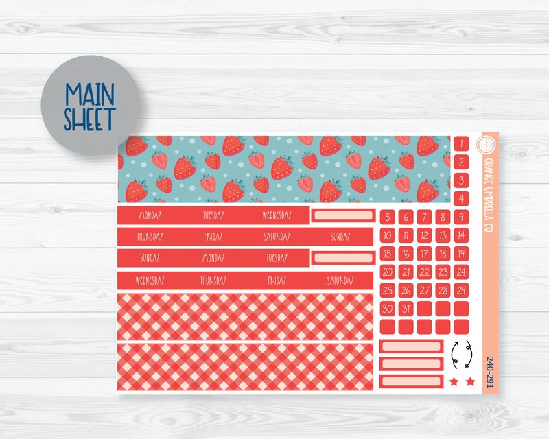 CLEARANCE | Hobonichi Cousin Monthly Planner Kit Stickers | Sun-Ripened 240-291