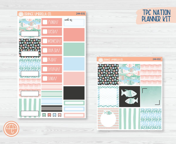 CLEARANCE | TPC Nation Planner Kit Stickers | Underwater 244-031