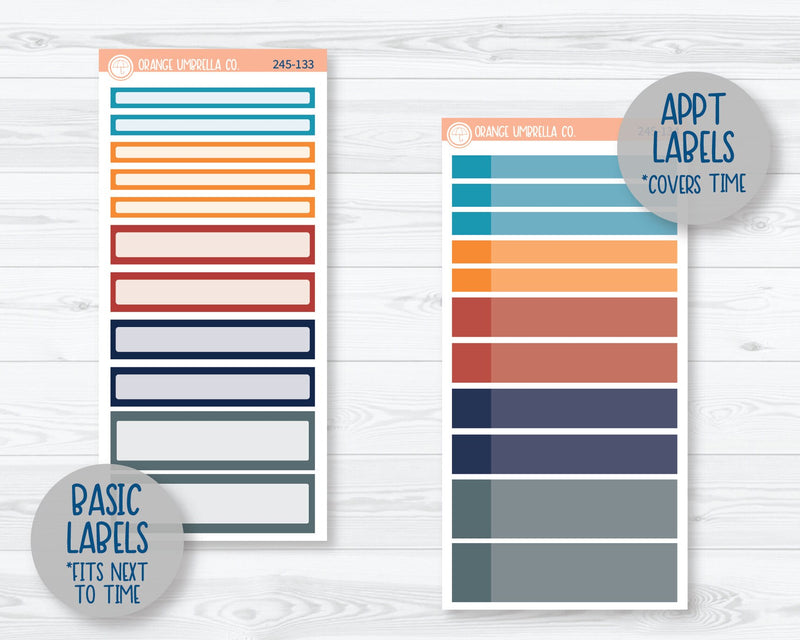 7x9 Daily Duo Planner Kit Stickers | Moroccan Courtyard 245-131