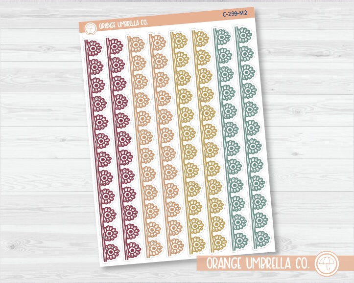 CLEARANCE | Aztec Pattern Washi Strip Planner Stickers | C-299