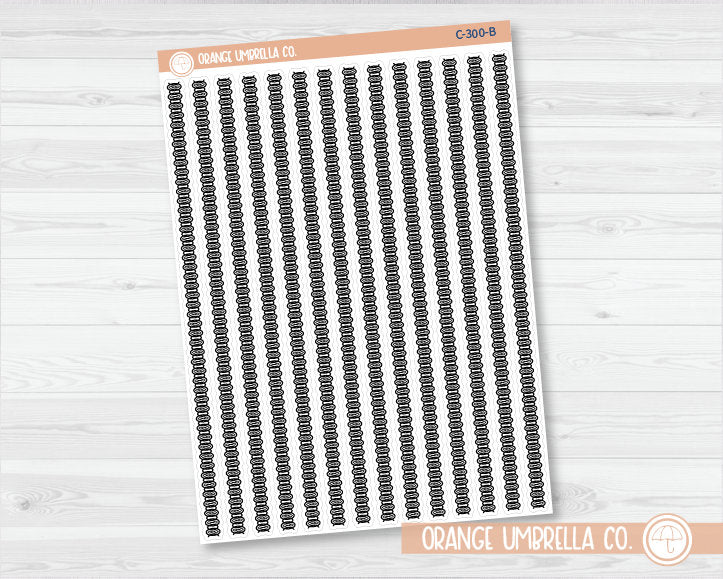 CLEARANCE | Infinity Pattern Washi Strip Planner Stickers | C-300-CM