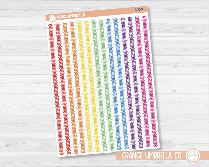 CLEARANCE | Infinity Pattern Washi Strip Planner Stickers | C-300-CM