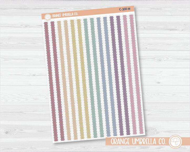 CLEARANCE | Infinity Pattern Washi Strip Planner Stickers | C-300-CM