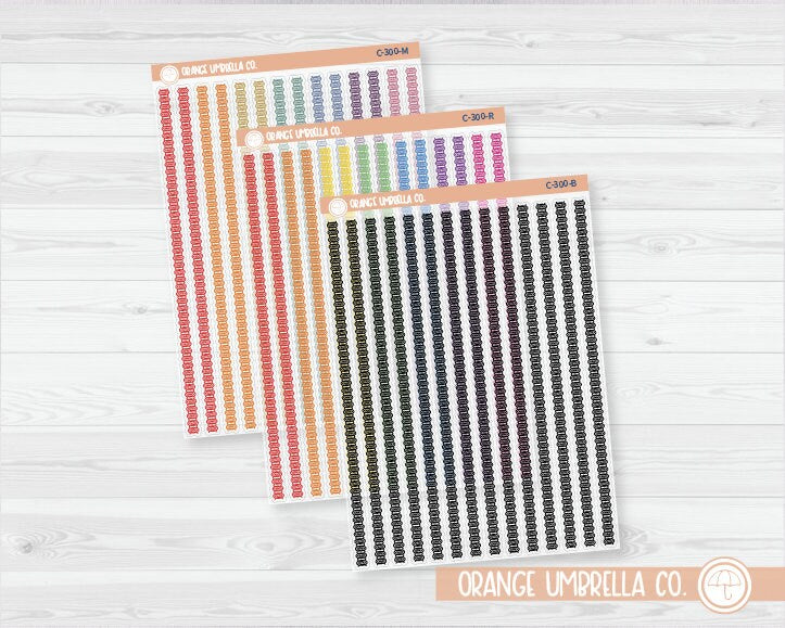 CLEARANCE | Infinity Pattern Washi Strip Planner Stickers | C-300-CM