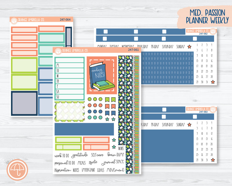 7x9 Passion Weekly Planner Kit Stickers | Page Turner 247-061