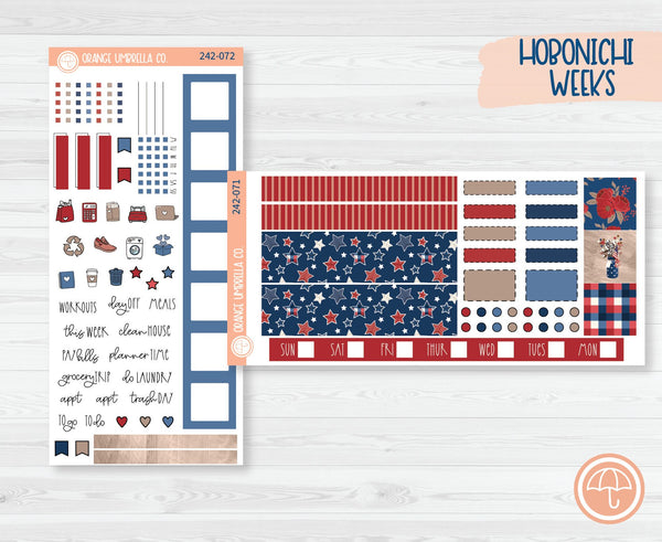 CLEARANCE | Hobonichi Weeks Planner Kit Stickers | Land That I Love 242-071
