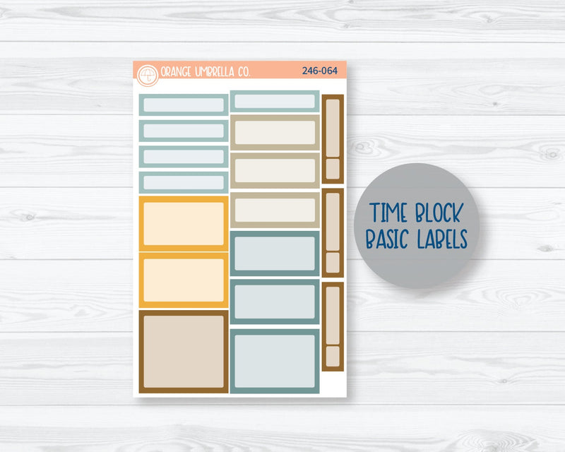 CLEARANCE | 7x9 Passion Weekly Planner Kit Stickers | Tiki Hut 246-061