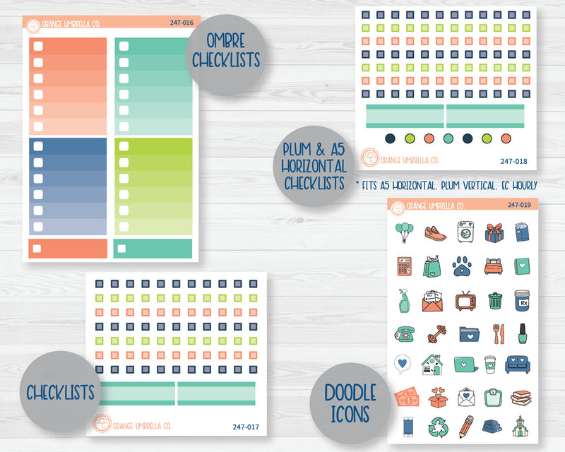 Weekly Add-On Planner Kit Stickers | Page Turner 247-011