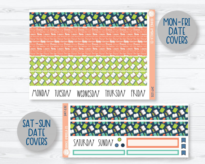 CLEARANCE | 7x9 Daily Duo Planner Kit Stickers | Page Turner 247-131