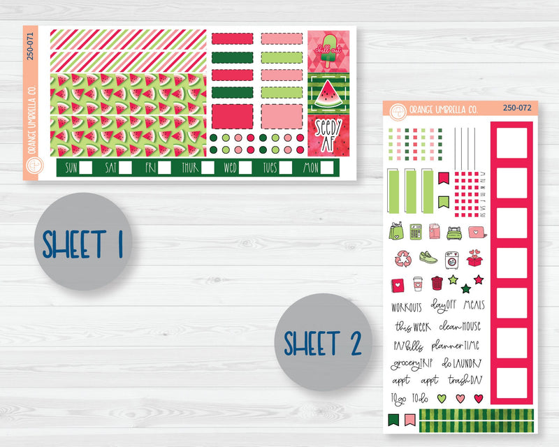 Hobonichi Weeks Planner Kit Stickers | Sweet Summer Treat 250-071